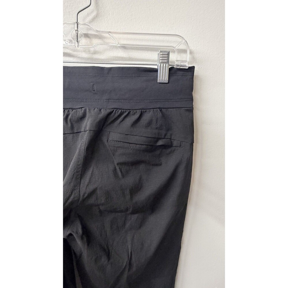 Athleta Trekkie Mid Rise Legacy Jogger Women’s Size 4 Black Pull On Zip Pocket P - Picture 5 of 9